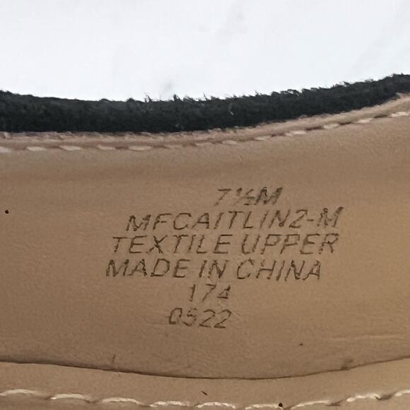 MARC FISHER ZALA BLOCK HEEL POINTY TOE HEEL WOMENS BLACK SUEDE SIZE 7 1/2 MEDIUM - Picture 11 of 12